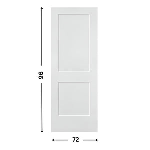 2-panel Solid Shaker Door ( 96" height )