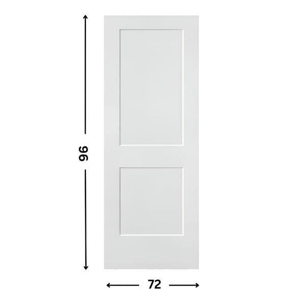 2-panel Solid Shaker Door ( 96" height )