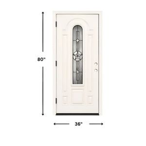 36 x 80 TX STAR Fiberglass Exterior Prehung Door