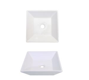 LS-C26 Above Counter Ceramic Sink White