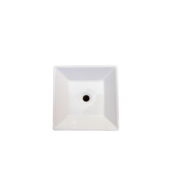 LS-C26 Above Counter Ceramic Sink White