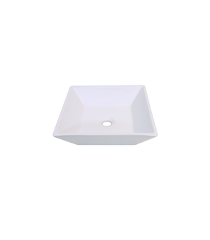 LS-C26 Above Counter Ceramic Sink White