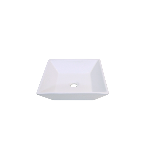 LS-C26 Above Counter Ceramic Sink White