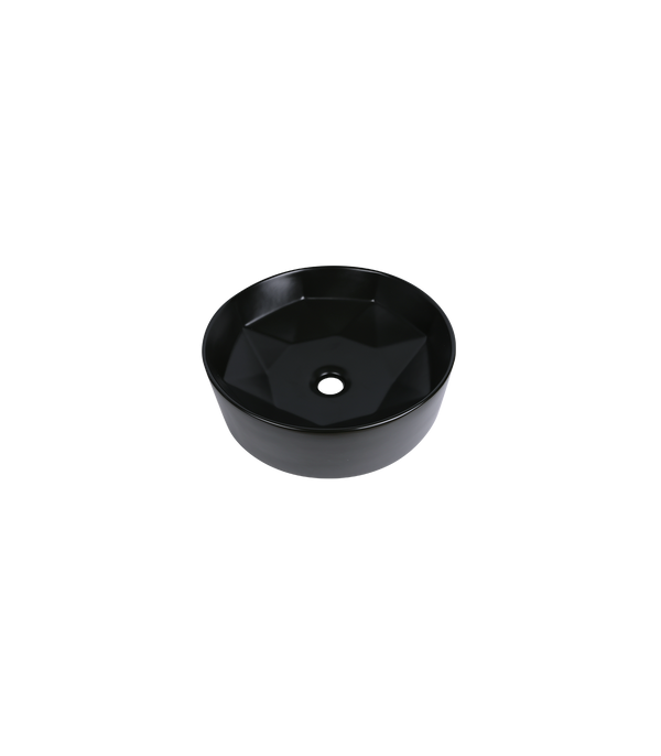 LS-C48 Vessel Ceramic Sink Matt Black