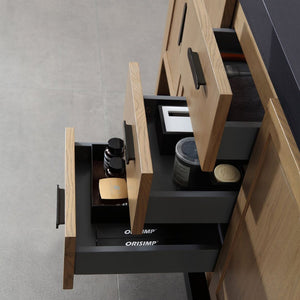 ENCIMERA WINCHESTER DE 60” DE ROBLE PECAN NEGRO
