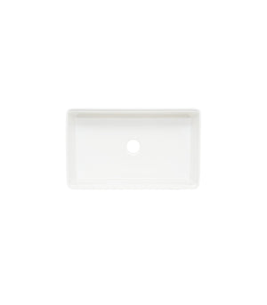 Single Bowl Farmhouse Fireclay Sink White
