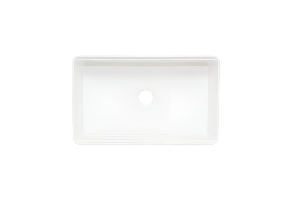 AD-FC11F-Farm House Apron Front Fireclay Sink