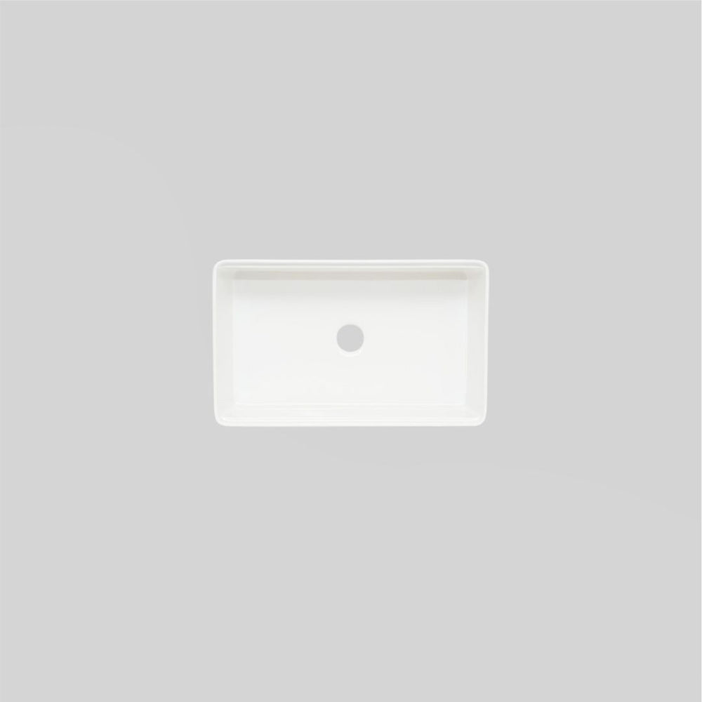 Single Bowl Farmhouse Fireclay Sink White