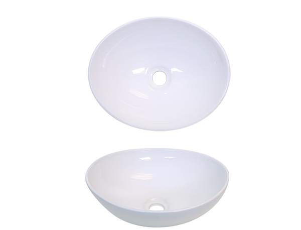 LS-C27 Above Counter Ceramic Sink White