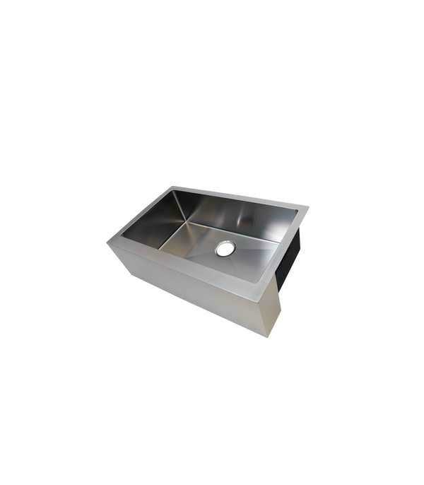 Single Bowl Farmhouse Apron Front Stainless Steel Sink