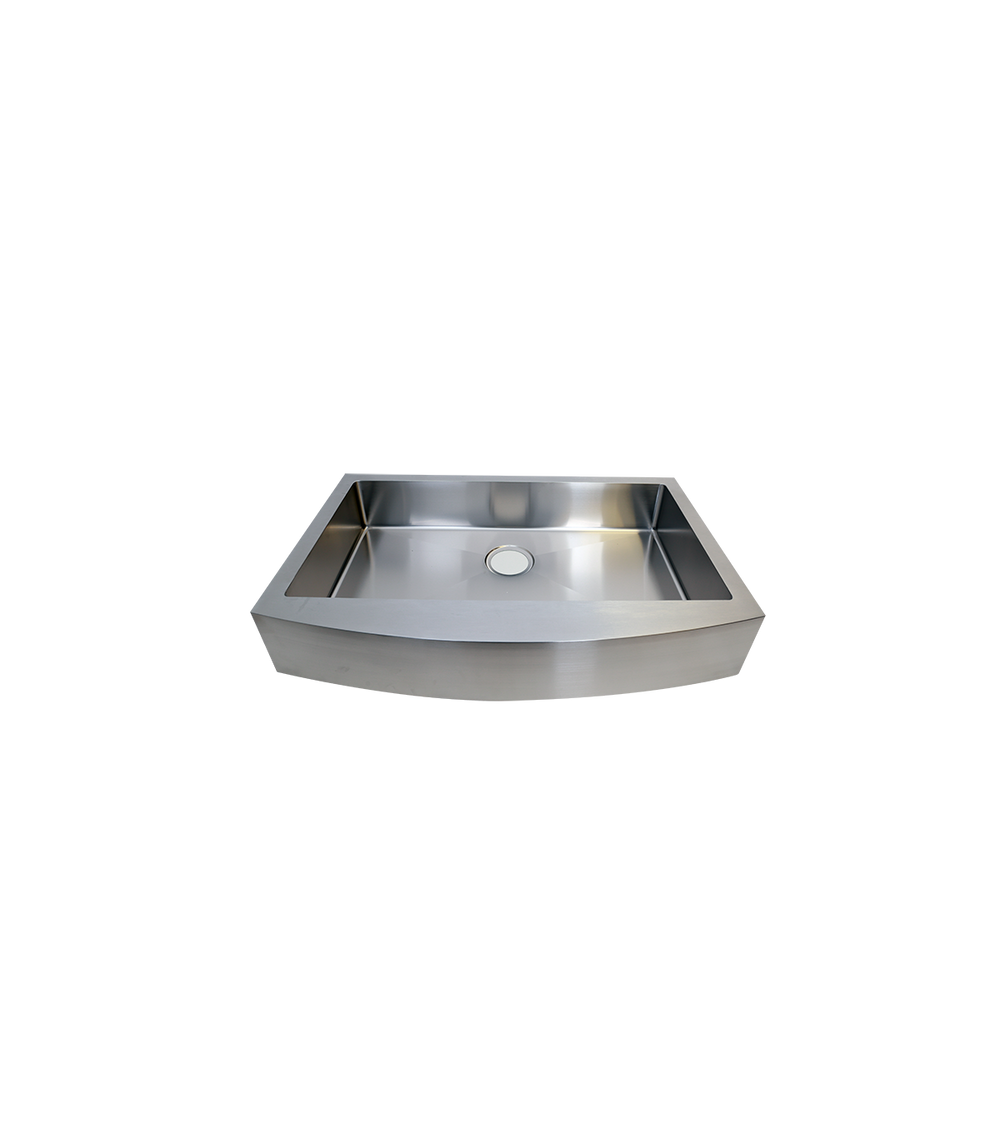 Single Bowl Farmhouse Apron Front Stainless Steel Sink