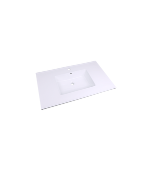 LS-C51 Vanity Top Ceramic Sink White