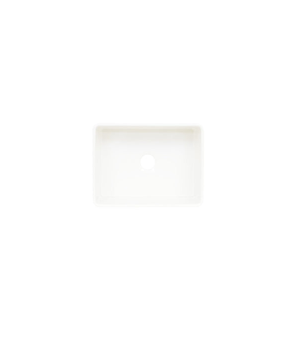 Single Bowl Farmhouse Fireclay Sink White