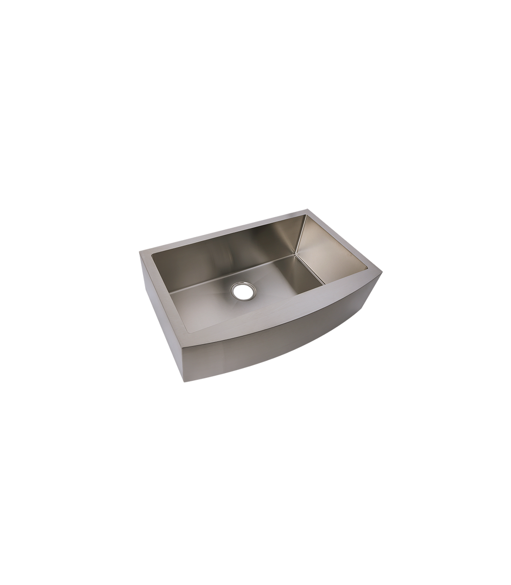 Single Bowl Farmhouse Apron Front Stainless Steel Sink