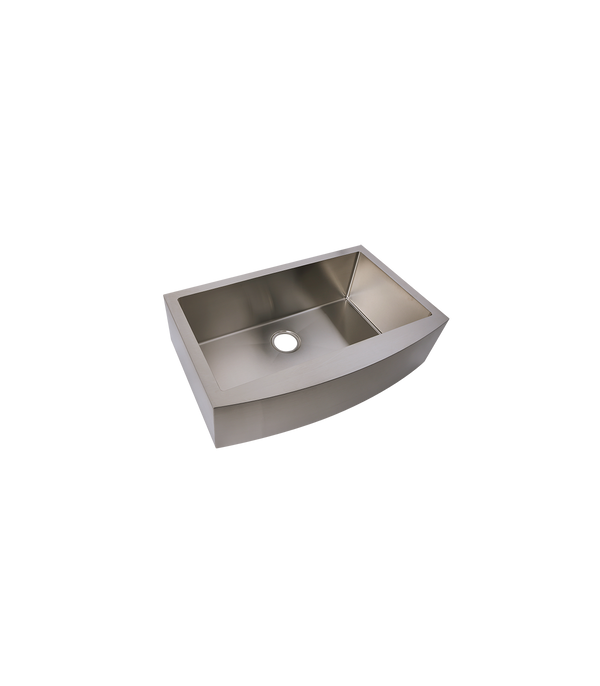 Single Bowl Farmhouse Apron Front Stainless Steel Sink