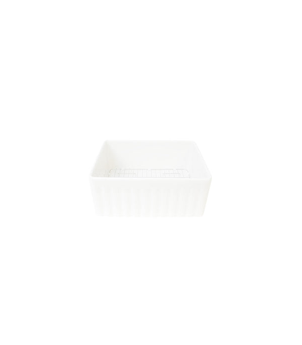 Single Bowl Farmhouse Fireclay Sink White