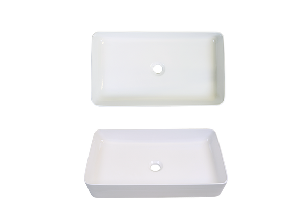 LS-C33 Vessel Ceramic Sink White