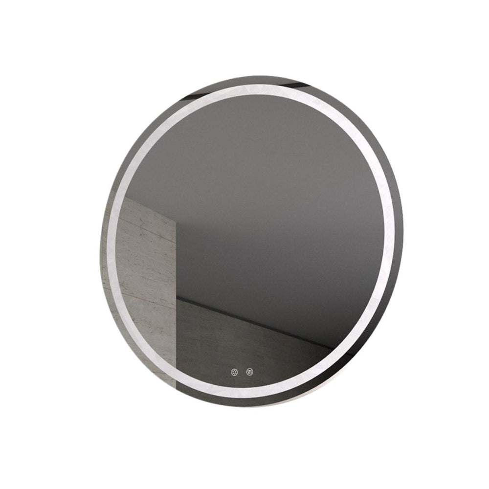 LED Round Frameless Bathroom Wall Mirror with Touch Sensor Anti-Fog ( 36'' X 36')