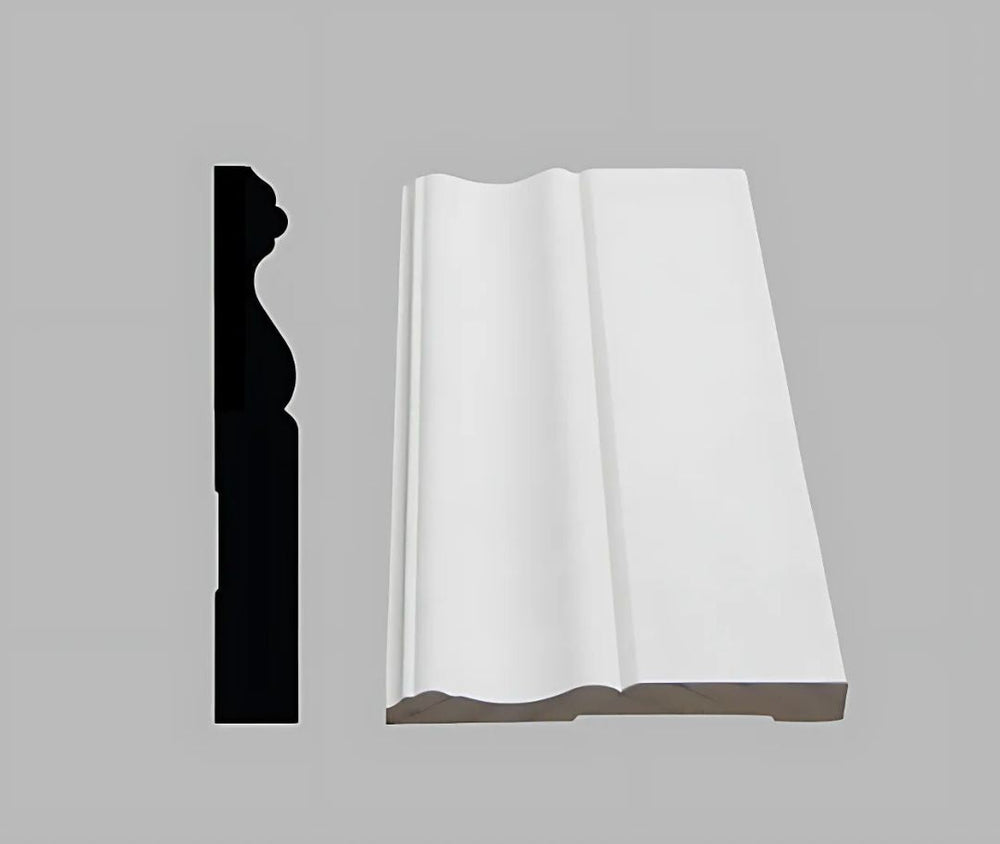 Primed Base Pine Moulding 9/16" x 4-1/4" x 16"