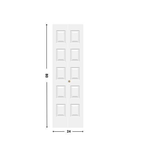 5 panel Bifold Door Hollow Core
