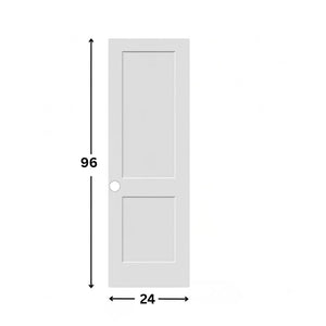 2-panel Slab Hollow Moulded Shaker Door ( 96" height )