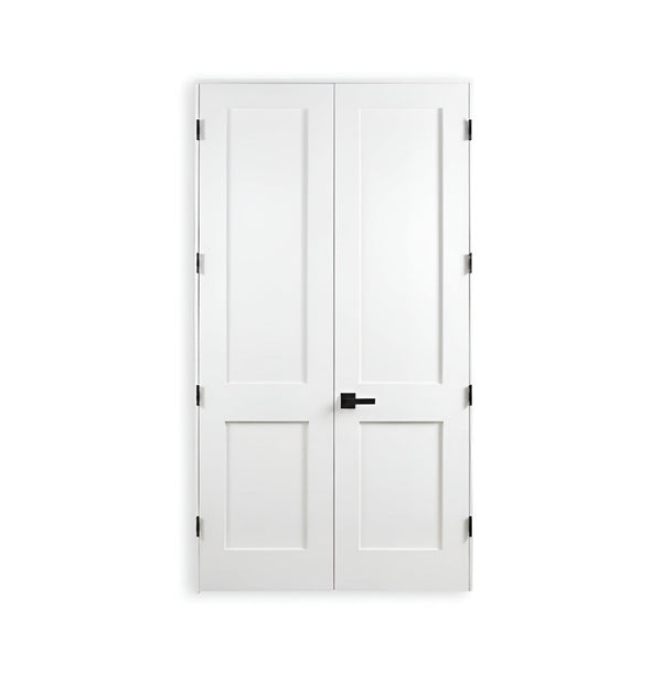 2-panel Solid Shaker Double Door (96" height)