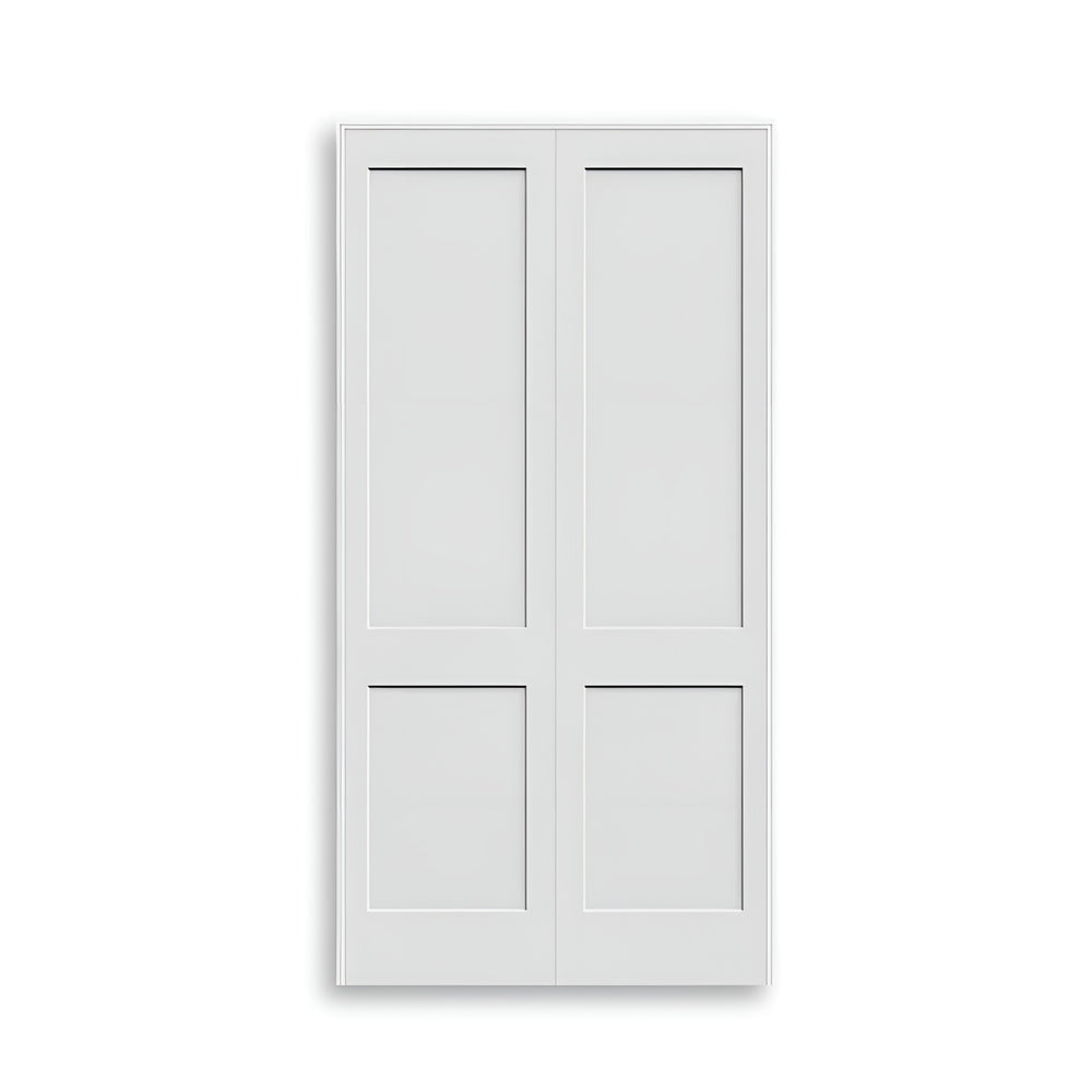 2-panel Solid Shaker Double Door (96" height)