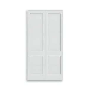 2-panel Solid Shaker Double Door (96" height)