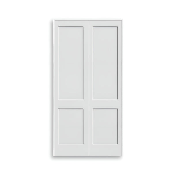 2-panel Solid Shaker Double Door (96" height)