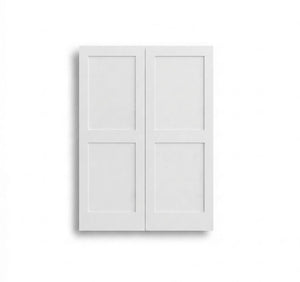 2-panel Moulded Double Door Solid