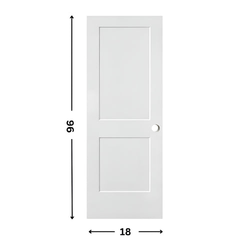 2-panel Hollow Moulded Shaker Door ( 96" height )