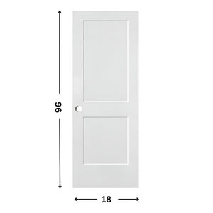 2-panel Hollow Moulded Shaker Door ( 96" height )