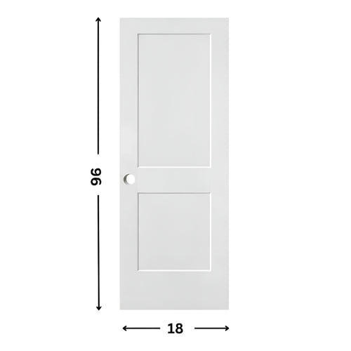 2-panel Hollow Moulded Shaker Door ( 96" height )