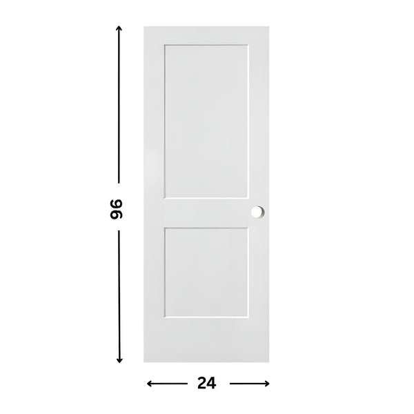 2-panel Hollow Moulded Shaker Door ( 96" height )