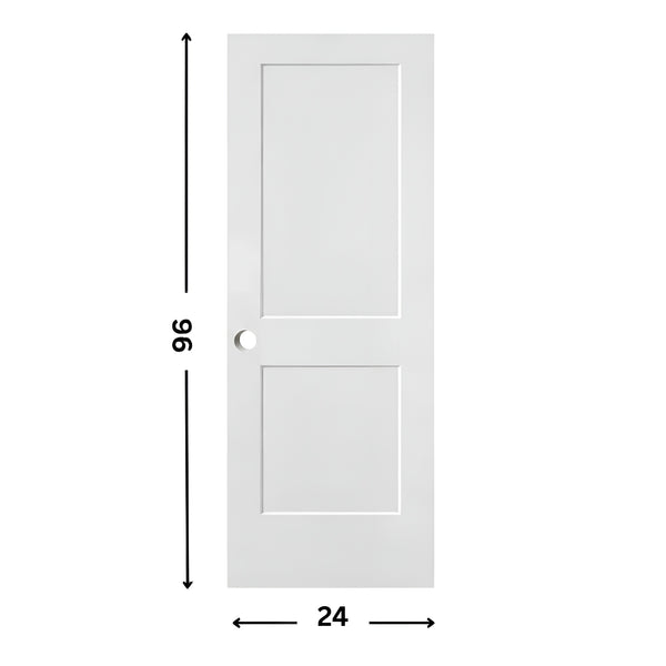 2-panel Solid Shaker Door ( 96" height )