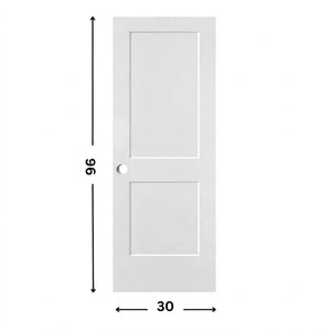 2-panel Solid Shaker Door ( 96" height )