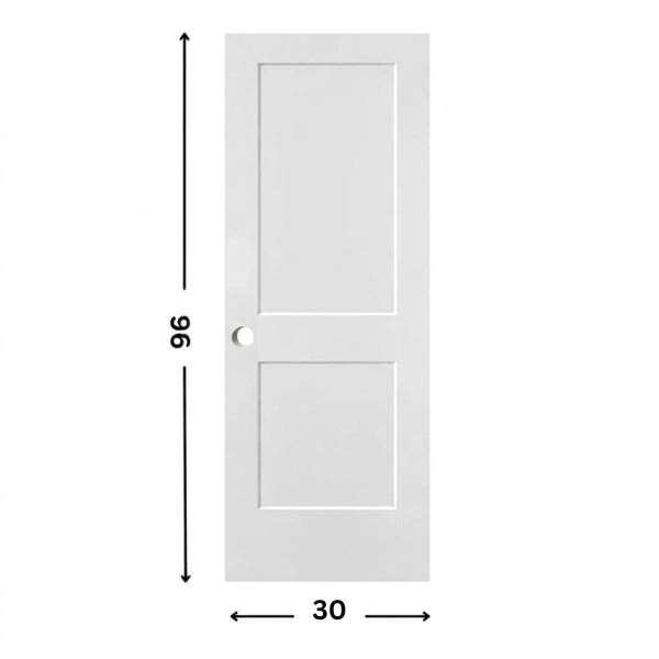 2-panel Solid Shaker Door ( 96" height )