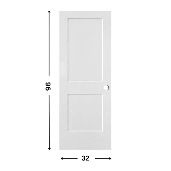 2-panel Solid Shaker Door ( 96" height )