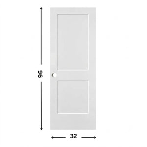 2-panel Solid Shaker Door ( 96" height )