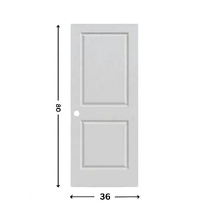 2-panel Slab Door Hollow ( 80" height )