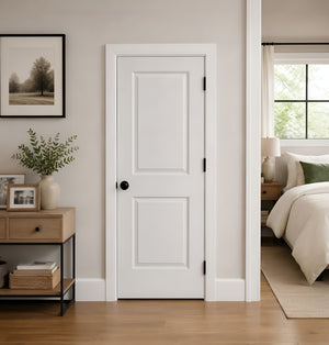 2-panel Prehung Hollow Moulded Door (80" height)