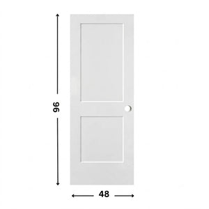 2-panel Solid Shaker Door ( 96" height )