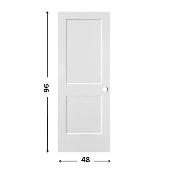 2-panel Solid Shaker Door ( 96" height )