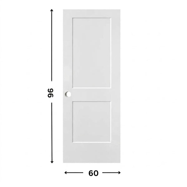 2-panel Solid Shaker Door ( 96" height )