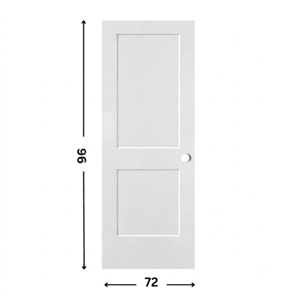 2-panel Solid Shaker Door ( 96" height )