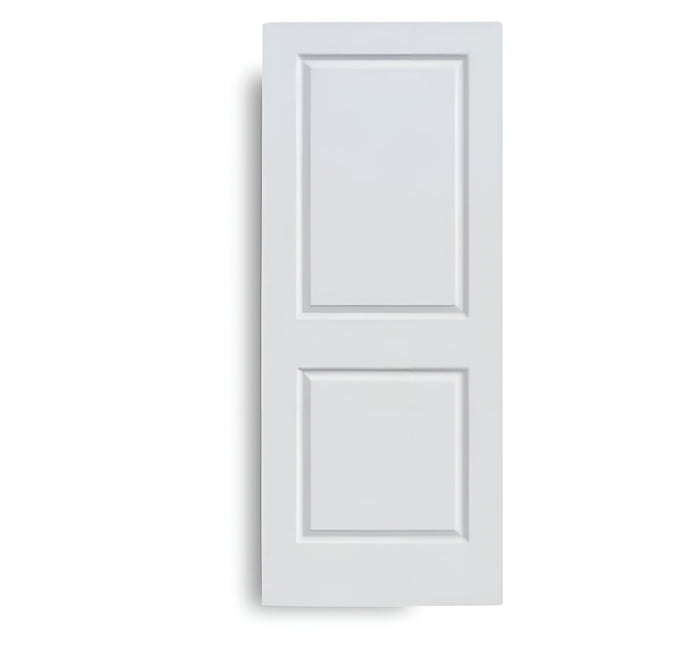 2-panel Prehung Hollow Moulded Door (80" height)