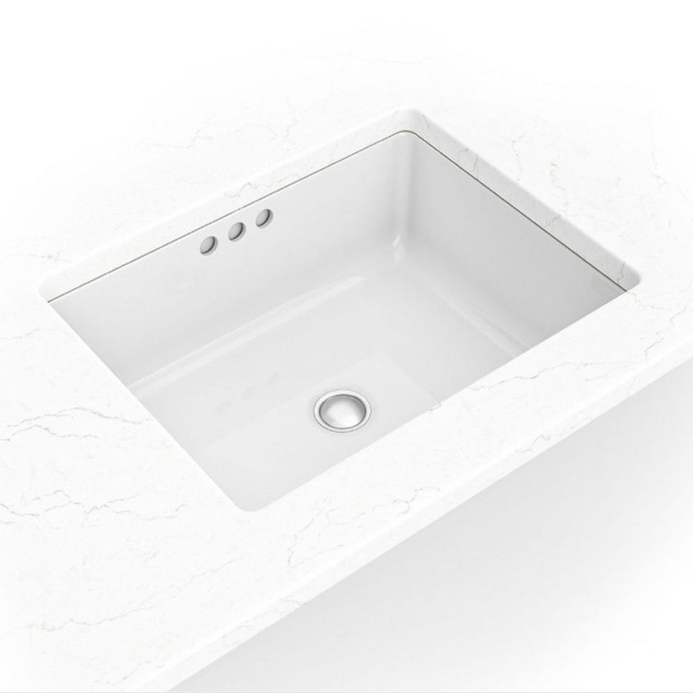 Porcelain Vanity Rectangle White-2015 Flat