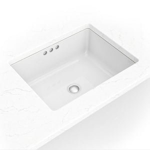 Porcelain Vanity Rectangle White-2015 Flat