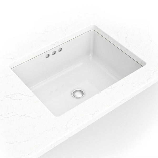 Porcelain Vanity Rectangle White-2015 Flat