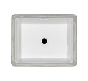 Porcelain Vanity Rectangle White-2015 Flat